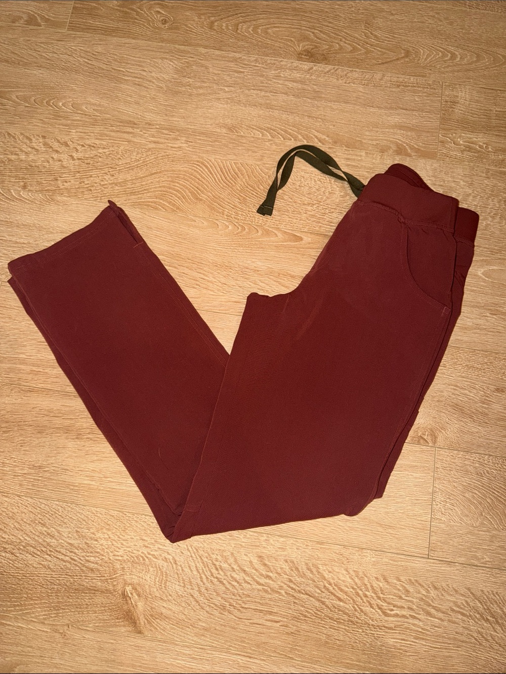 RARE color- Figs Dark Cherry Kade Pants - X-Small TALL